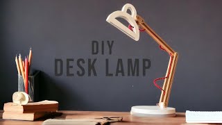 How to Make Wooden Desk Lamp || Minimalistic Design || Polkilo