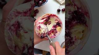 Cherry Caramel Swirl Custard Ice Cream