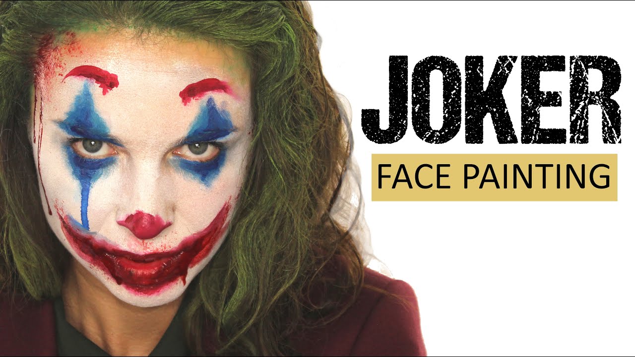 the joker face paint