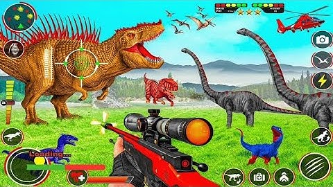 wild dinosaur hunting island android gameplay #4