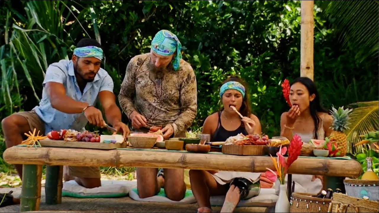 Merge Feast | Elie Confronts Gabler | Survivor 43 | S43E06: Mergatory
