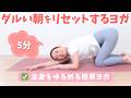 【朝5分】“なんかダルい朝”をリセットする全身ゆるめヨガ　BY646