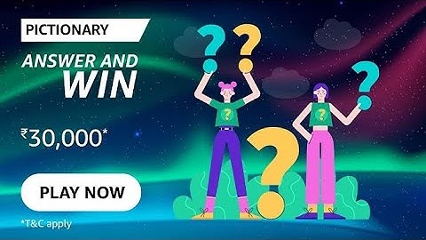 Amazon Pictionary Quiz Answers Today | 18 December 2021 | Daily QuizTime