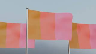 finally learned to render to animate   flag in blender|creadits-@CBaileyFilm #animation #blender
