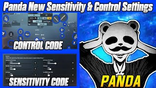2021 Panda New Sensitivity Claw Setting Code Panda Sensitivity Control