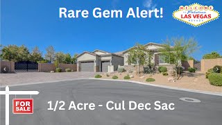 Rare Gem Alert! Stunning SingleStory Home on 0.5 Acres | Homes For Sale Las Vegas