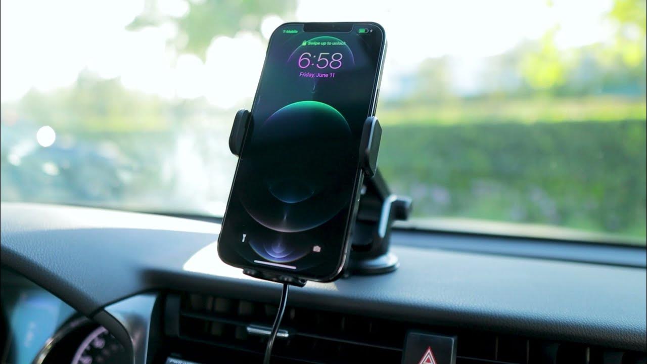 DE World All-in-1 Automatic Arm Wireless Charging Car Mount