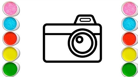 📸 How to Draw a Camera Step by Step | Easy Camera Drawing for Beginners | Simple Drawing Tutorial 🎨