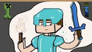Speed Art| Minecraft Diamond Armor Steve| #1