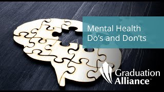 Graduation Alliance - Mental Health Do's and Don'ts screenshot 2