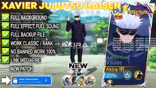 Update Script Skin Xavier Jujutsu Kaisen - Gojo Satoru No Password Full Effect Voice New Patch