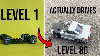 Level 1 vs Level 100 Lego Car | Build Challenge
