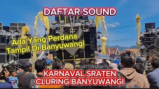 17 Sound Peserta Karnaval Desa Sraten Kec. Cluring Banyuwangi 2025 