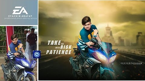 Ps Touch Bike Manipulation Tutorial |Ps Touch Background Change Photo editing tutorial