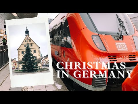 CHRISTMAS IN VILSECK, GERMANY | My first time taking the Deutsche Bahn