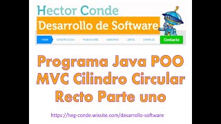POO MVC Java Cilindro circular recto parte 1