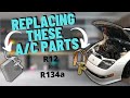 How to R12 to R134a Conversion A/C Repair - 300zx z32 Expansion Valve and Evaporator Replacement