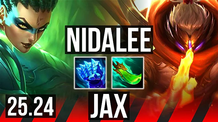 NIDALEE vs JAX (TOP) | Grasp Of The Undying | KR Master | 25.24