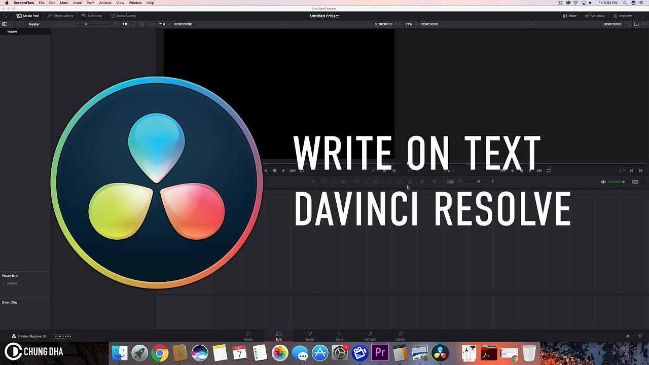 davinci resolve 15 text free