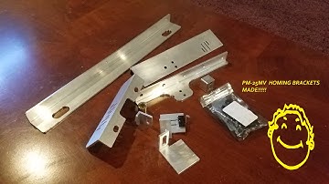 PM 25MV CNC Conversion Home Switches Part 4 Brackets Done!!