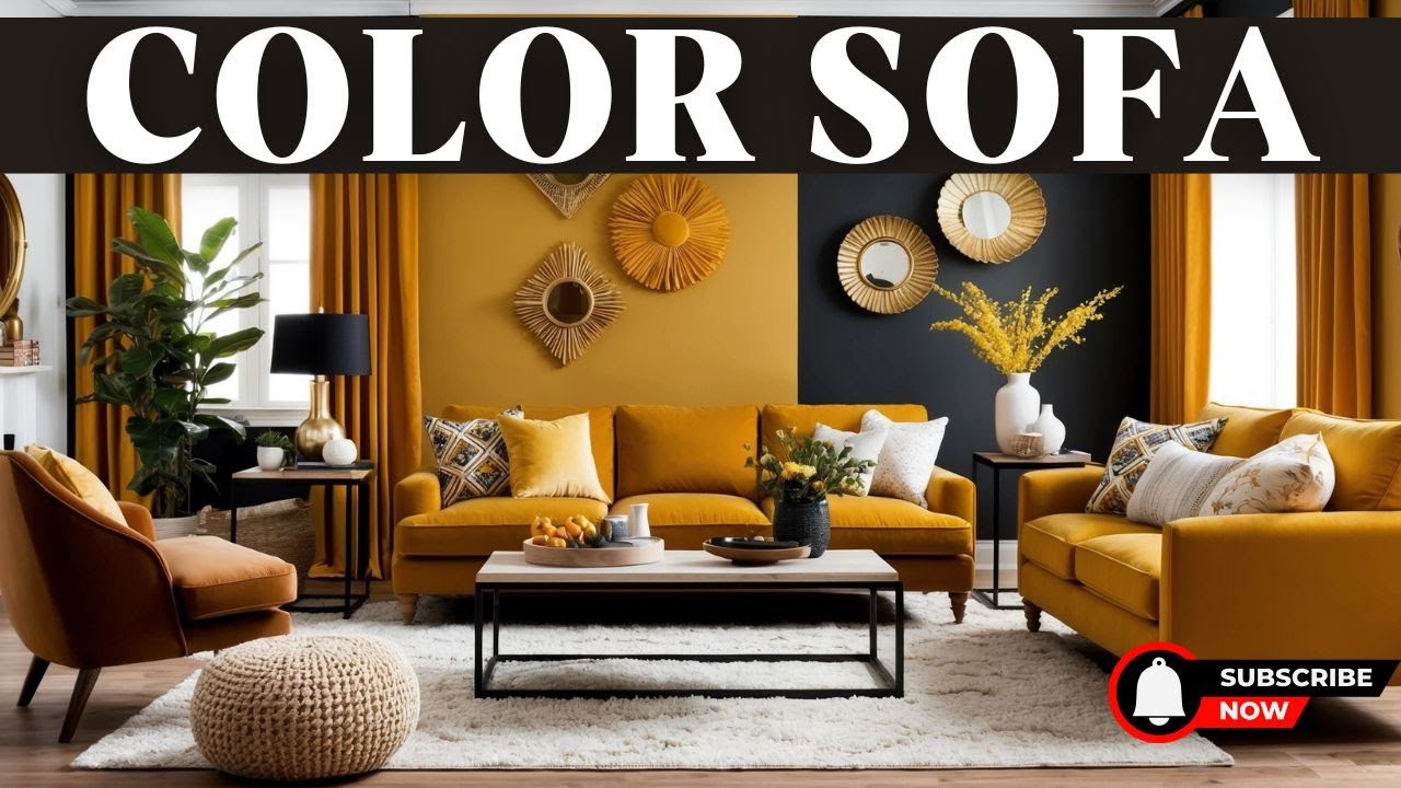 Color Sofa Living Room Decor Ideas That Will Wow You and Your Guests! | Bold & Beautiful Design Tips
