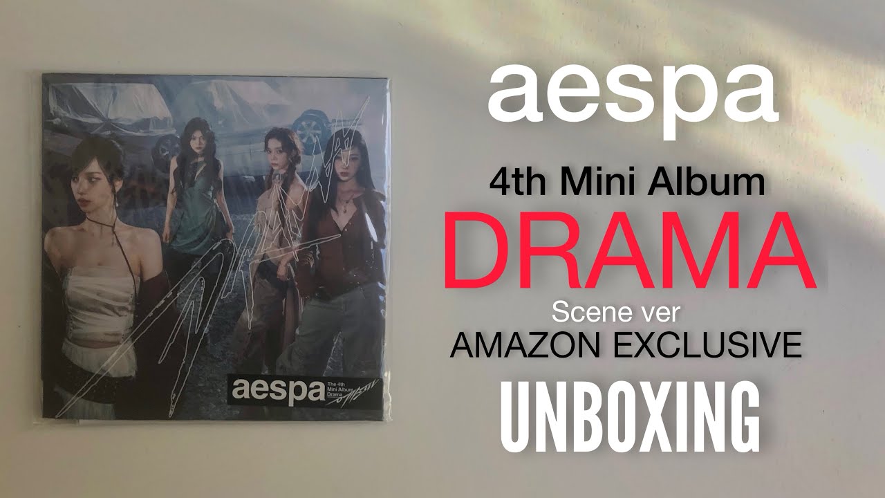 NEW) AESPA UNBOXING: Aespa AMAZON EXCLUSIVE 4th Mini Album Drama 