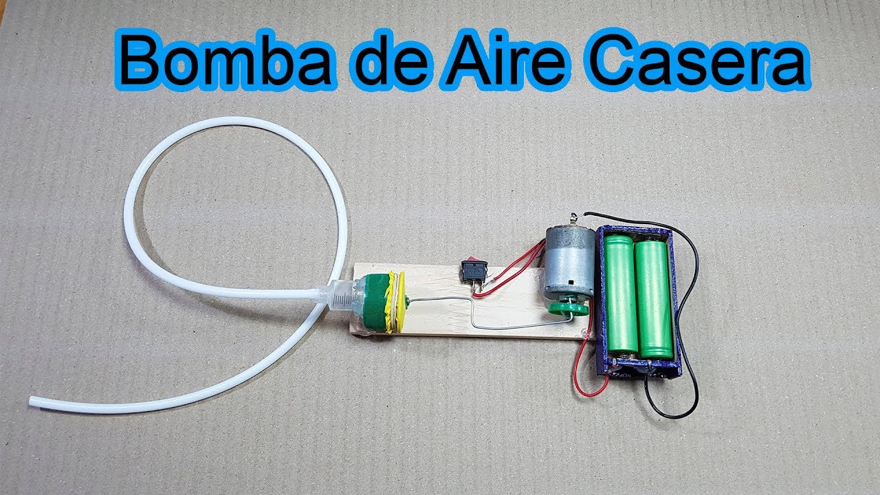 How To Make A Mini Air Compressor, Home Air Pump