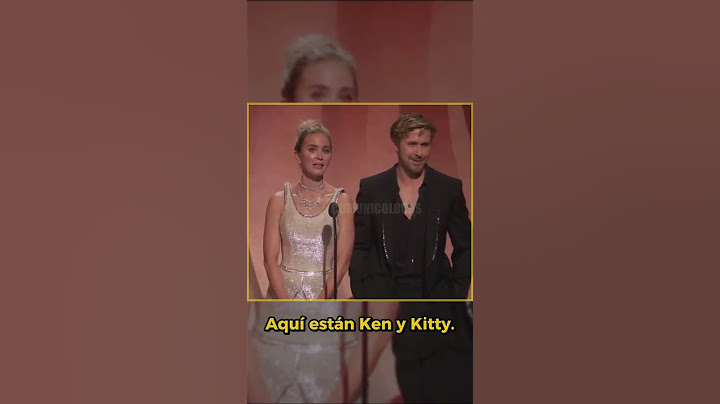 EMILY BLUNT Y RYAN GOSLING PROTAGONIZAN MOMENTO BARBENHEIMER EN LOS OSCAR 2024