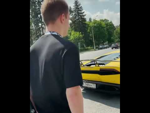 Литвин разбил Ламборгини Субо Subo слив видео