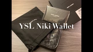 YSL Niki 短夾的開箱與評測