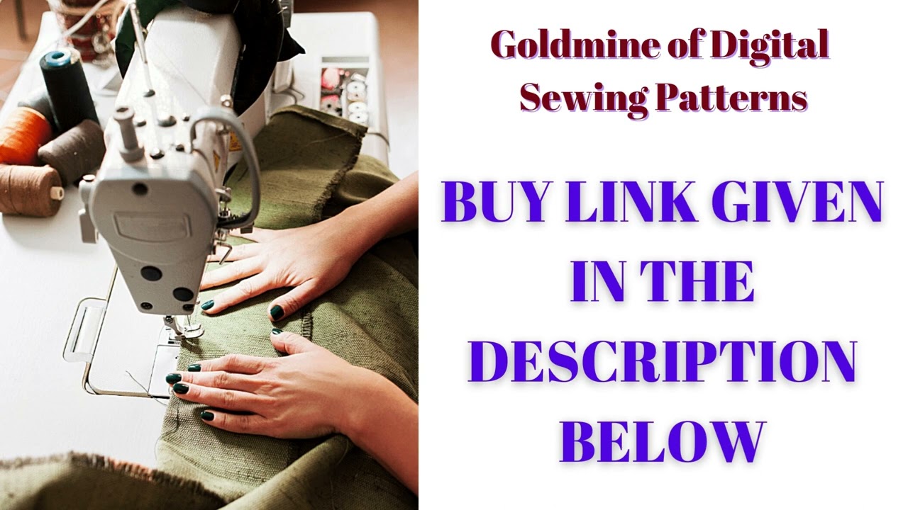 BUY THE PRODUCT HERE - Goldmine of Digital Sewing Patterns