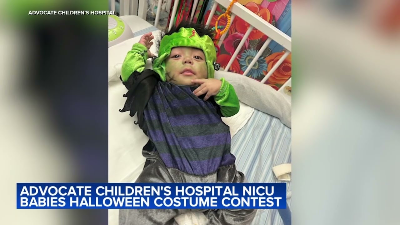 NICU babies enter costume contest at Advocate Children's