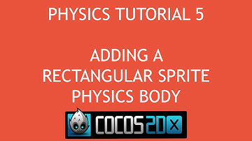 Cocos2d x C++ Physics Tutorial 5 - Adding A Rectangular Sprite Physics Body
