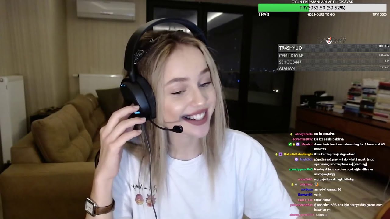 Anna Deniz O Ses Twitch '' Yarrrrr Beline , Hele Nolur Geri Geldi