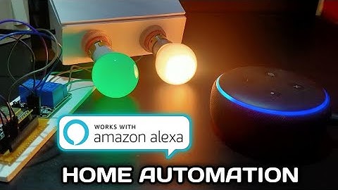 ESP32 Amazon Alexa Echo Dot Home Automation System