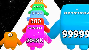 Level Up Numbers vs Long Neck Run - ASMR Gameplay (NOOB vs PRO vs HACKER) New Update