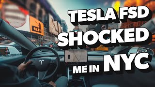 we tried tesla fsd in manhattan