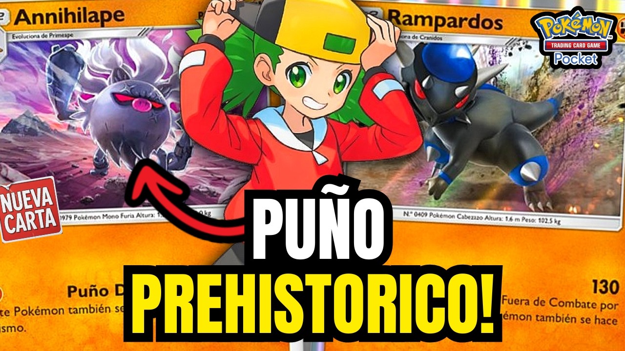 ANNIHILAPE el NUEVO compañero BRUTAL de RAMPARDOS! Tcg Pocket