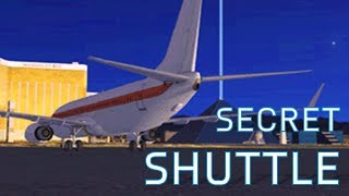 FSX Secret Shuttle Mission | Las Vegas to Area 51
