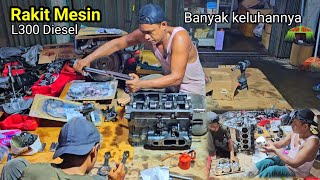 Rakit Mesin mitsubishi L300 diesel 2005