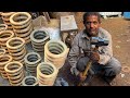 Most incredible hammer forging process without any safety gear