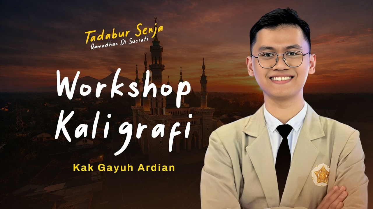 🔴 LIVE • Workshop Kaligrafi - Berbagi Kehangatan | Kak Gayuh Ardian