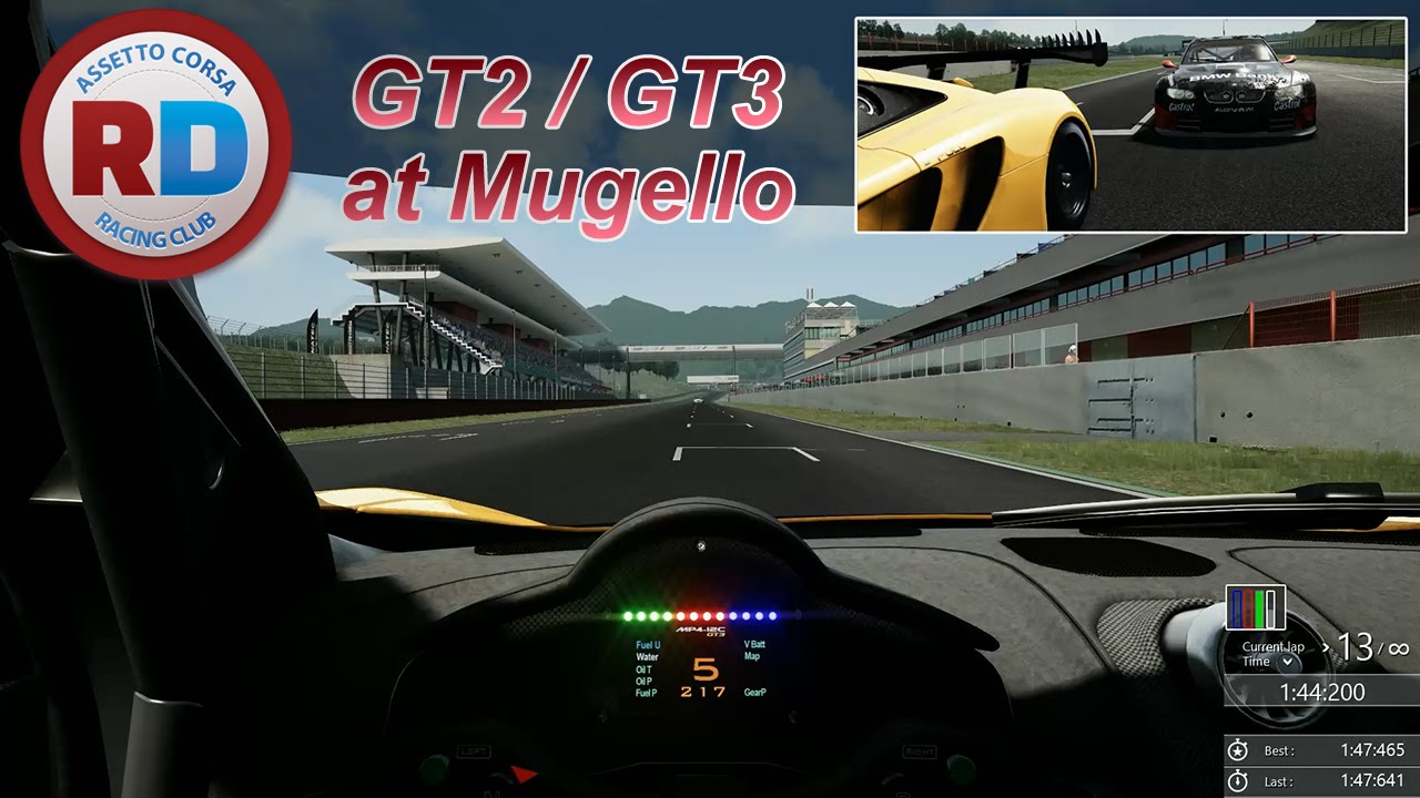 Assetto Corsa MP - GT race at Mugello [Racedepartment] [60 fps]