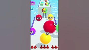 Ball Run 2048 Merge Number Gameplay Walkthrough #1 android, ios #shorts #viral
