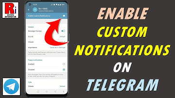 How to Enable and Setup Custom Notifications on Telegram Messenger