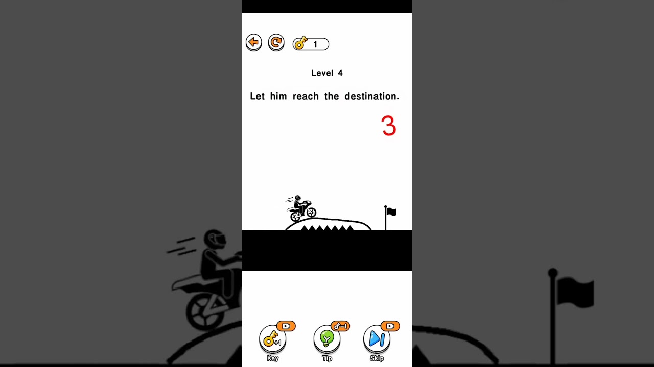 Motorcycle Level 4 Draw 2 Save 3 Wonder Group Games Shorts Gaming Play 