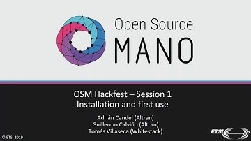 8th OSM Hackfest - Installation and first use