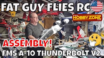 FMS A-10 THUNDERBOLT V2 70MM TWIN ASSEMBLY by Fat Guy Flies RC