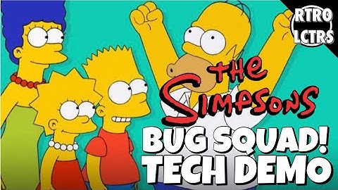 Bug Squad The Simpsons UNRELEASED Tech Demo Sega Dreamcast | The Retrollectors