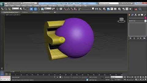 3DS MAX TUTORIAL / IMPRINT AN OBJECT AROUND SPHERE